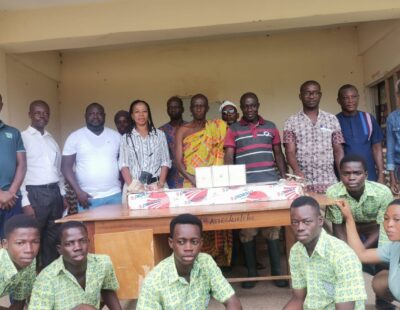 NAACA donates water pumps worth GHC24,000 to Atebubu SHS