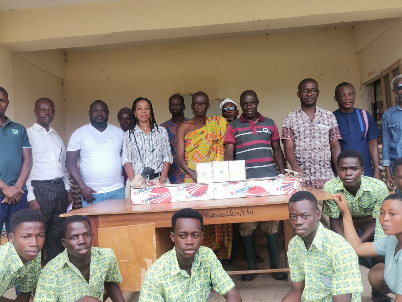 NAACA donates water pumps worth GHC24,000 to Atebubu SHS